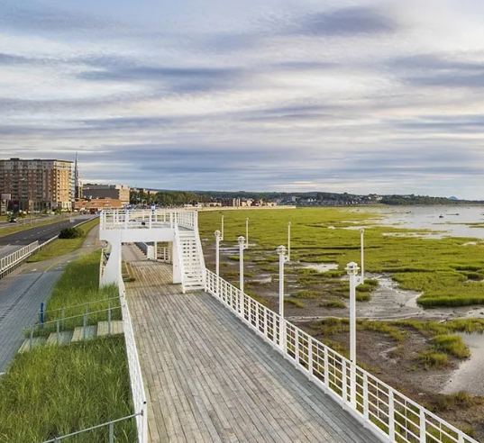 Promenade en bord de mer à Rimouski